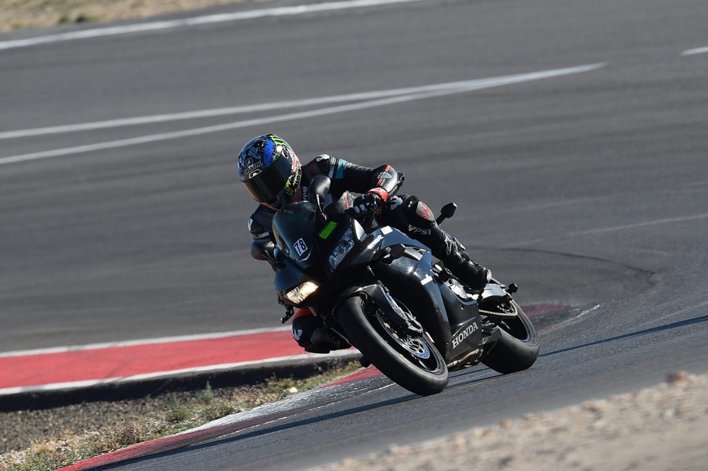 motorbike on race track